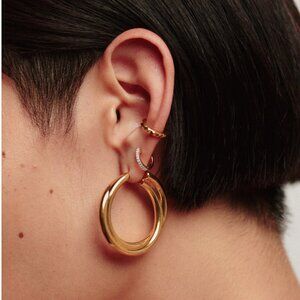 Missoma x Lucy Williams Entwine Hoop Earrings